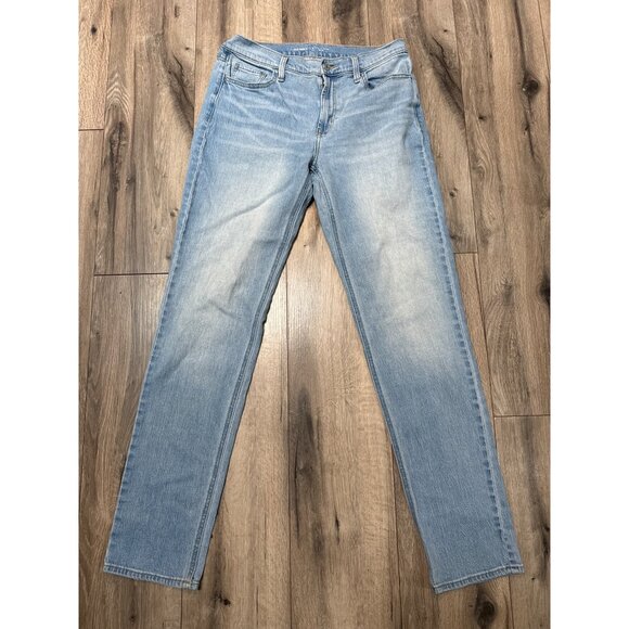 Old Navy Womens Tall Size 8 Mid-Rise Light Wash Skinny Jeans - Picture 1 of 6